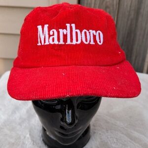 Marlboro Bold Red Corduroy Hat